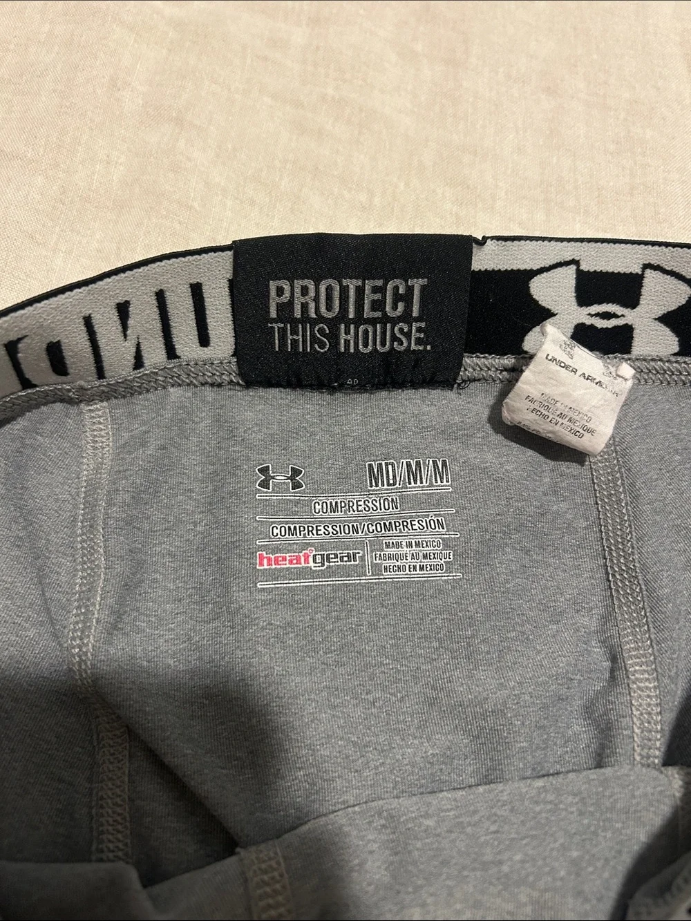 Under Armour Gray Performance Compression Boxer Briefs
